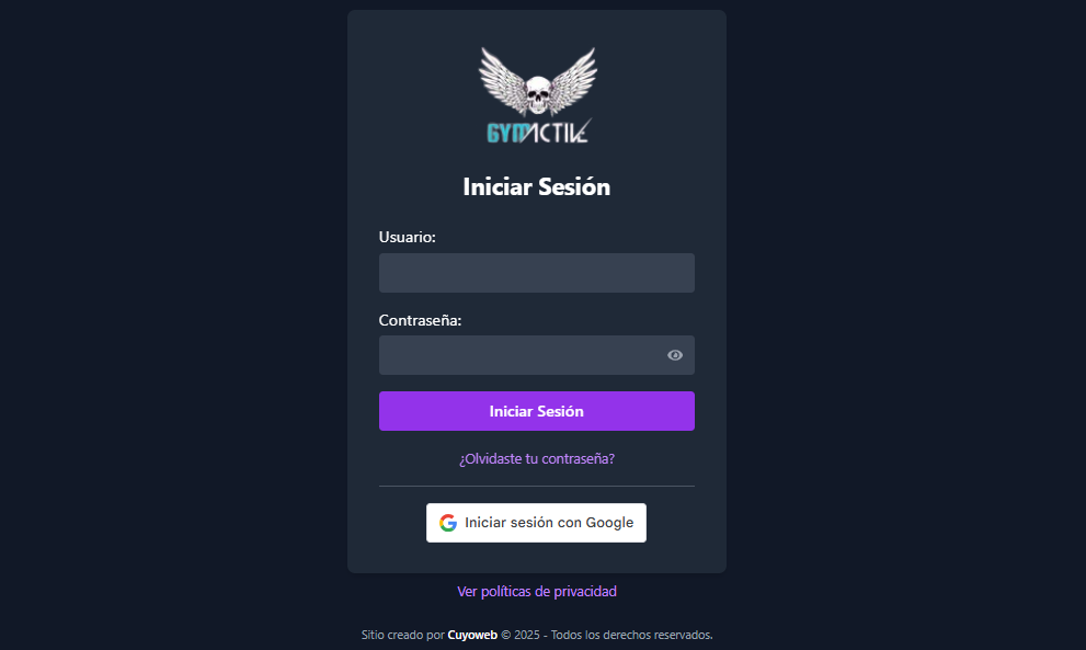 gestion de gimnasios