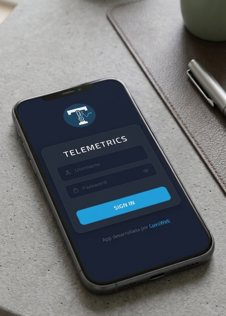 CuyoWeb Telemetrics – Aplicación Móvil